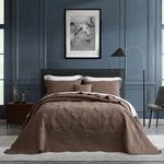 Oversized King Bedspread 128X120 Extra Wide Quilted 5 Piece Mocha Hz Hy Coverlet. Fixed Price $259.99.