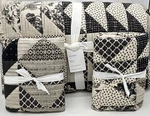 Pottery Barn Sawyer Handcrafted Reversible Quilt Full Queen + 2 Euro Shams New. Fixed Price $329.95.