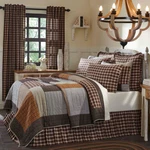 Rory Queen Block Patchwork Quilt 90X90 Cotton Country Farmhouse Vhc Brands. Fixed Price $144.46.