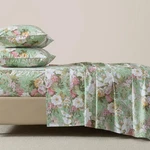 Floral Bed Queen Size 100% Cotton Mint Green Botanical Sets .... Fixed Price $128.79.