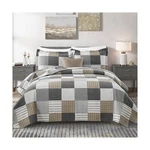 Kaloola Plaid Quilts Queen Size, 100% Cotton Soft Lightweight Bedding Set 3 P.... Fixed Price $131.31.