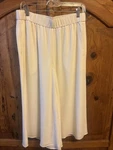 Eileen Fisher Women's 100% Silk Cream Colored Culottes Size Small. Fixed Price $38.00.