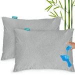 Biloban Toddler Size 14X19 Gray Cover With Zippper Waterproof Pillowcase 2. Fixed Price $17.25.