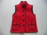 Womens 600 West Fashion Vest Sz Holiday Dinner Fine Quilt Stitch Entertaining. Fixed Price $21.37.