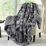 Gentlesoft Sherpa Fluffy Blanket Twin Size - Fleece (60" X 80") 01 Grey. Fixed Price $42.52.