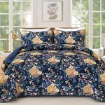 3-PIECE Botanical Bedspread Microfiber Lightweight Coverlet Quilt Set All-season. Fixed Price $39.99.