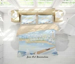3D Cartoon Forest Bridge Bus River Quilt Cover Bedding Sets Pillowcases 64. Fixed Price $64.66.
