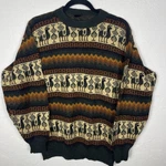 Llama Alpaca Sweater Andean Southwest Knit Soft Cozy Pullover. Fixed Price $21.98.