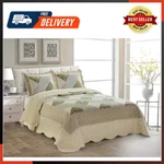 Fancy Linen Sized Quilted Coverlet Bedspread Set New (king/california. Fixed Price $53.99.