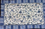 Waverly Williamsburg Nassau Blue Floral & Spotswood Stripe Pillow King Sham. Fixed Price $19.99.