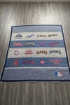 Pottery Barn Mlb Baseball National League Team Logo Quilt Full Queen. Fixed Price $149.00.