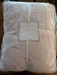 Pottery Barn Teen Sweet Velvet Scallop Quilt-f/q-blush+ 2 Std Shams-open Box. Fixed Price $249.00.