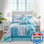Hz & Hy Coastal Oversized King Bedspread Lightweight Beach Bedding. Fixed Price $179.98.