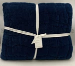 Pottery Barn Cozy Cloud Chenille Handcrafted Quilt Midnight King Cal #U2000. Fixed Price $244.99.