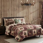 Aubrie Home Accents Cozy Cabin 2-PIECE Twin Quilt Bedding Set With Pillow Sha.... Fixed Price $38.29.