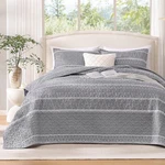 Quilts Queen Size Grey, 3 Pieces Bedding Set Boho Lightweight Soft. Fixed Price $60.99.