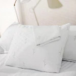 Feelathome 65% Polyester & 35% Rayon Derived From Bamboo Cooling Pillow Cover.... Fixed Price $19.74.