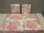 Pottery Barn Lilly Pulitzer Anniversary Toile Full/queen Quilt And Euro Shams. Fixed Price $379.99.