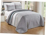 Grandlinen 3-PIECE Fine Printed Oversized King (115 X 95) Light Weight. Fixed Price $84.19.