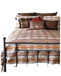 Carstens Home Wrangler Amarillo Sunset King Quilt 3-PIECE Orange. Fixed Price $99.95.