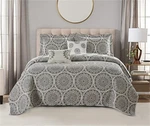 Hst 5 Piece Reversible Quilt Set Soft Microfiber Print Tribal Medallion Bedding. Fixed Price $61.59.