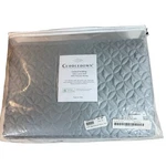 New Twin Meridian Coverlet Bedspread Cuddledown Cotton Pewter Gray Quilted. Fixed Price $99.99.