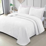 Exclusivo Mezcla Ultrasonic Twin Quilt Bedding Set, Lightweight White Bedspreads. Fixed Price $43.66.