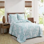 Tommy Bahama - Twin Quilt Set Reversible Cotton Bedding Matching Sham. Fixed Price $90.09.