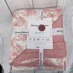 Tommy Bahama Quilt Set King White Coral Pink Pen & Palm Island 100% Cotton. Fixed Price $119.99.