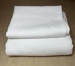 Restoration Hardware Barbara Barry Matelasse Set F/q White Jacquard Coverlet. Fixed Price $99.99.