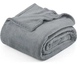 Utopia Bedding Cool Grey Fleece Blanket Queen Size Fuzzy Soft Anti-static New B3. Fixed Price $7.19.