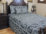 Decorative Indian Inspired Duvet Parsi Embroidery Tapestry Bedding Bedspread Set. Fixed Price $220.49.