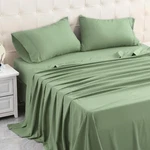 Queen Sheets Set - Soft Breathable Microfiber Bedding With Deep Pocket. Fixed Price $35.99.