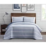 Brooklyn Loom Quilt Set Cotton Blend Yarn Dyed Stripes, Blue, Twin/twinxl. Fixed Price $21.99.