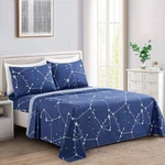 Bamboo Rich Printed Wrinkle Free Ultra Soft Bedding Designed 6 Piece Sheet Set. Fixed Price $45.99.