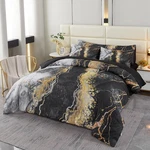 Perfemet 6 Pcs Bed Bag Black Watercolor Marble Printed Comforter Set For.... Fixed Price $70.78.