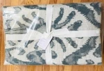 Pottery Barn Delancey Quilt Set Steel Queen 2 Euro Shams Ikat 3P New. Fixed Price $239.00.