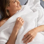 Pre-washed Cotton Waffle Weave Blanket King Size For Bed,snag Proof Throw. Fixed Price $98.99.