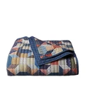 Ralph Lauren Walford Reversible Cotton Quilt King 108"X 92"NAVY/ Multi $340. Fixed Price $190.00.