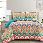 Boho Chevron Reversible Cotton Quilt 3 Piece Set. Fixed Price $142.99.