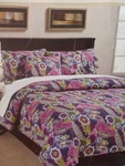 2 Pc Colonial Floral Paisley Twin Quilt And Sham Set Nip. Fixed Price $80.75.