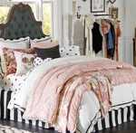 Pottery Barn Emily & Meritt Parisian Petticoat Quilt Twin Blush Nwt. Fixed Price $110.00.