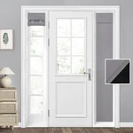 Homeideas 100% Blackout Sidelight Curtains Front/side Door Window W12 X L68. Fixed Price $30.58.