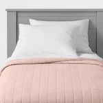 Box Stitch Microfiber Quilt - Pillowfort. Fixed Price $20.99.