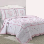 Daisy Field 100%COTTON Quilt Set, Bedspread, Coverlet. Fixed Price $79.99.