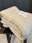West Elm Airy Cotton Voile Solid Quilt, King/ca King, Sand Color. Fixed Price $99.00.