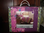 New Lush Royal Empire Cotton Reversible Quilt 2 Shams Set Plum Purple Pink King. Fixed Price $65.00.