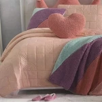Koolaburra By Ugg Lulu Twin Comforter Quilt Set Sham Pink Kids Teens Modern New. Fixed Price $80.99.