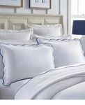 Southern Living Channing White Blue Scalloped Matelasse Full/queen Coverlet Set. Fixed Price $129.99.