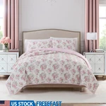 Coquette Floral Quilt Set Reversible Soft Polyester Lightweight Bedding Us. Fixed Price $55.87.